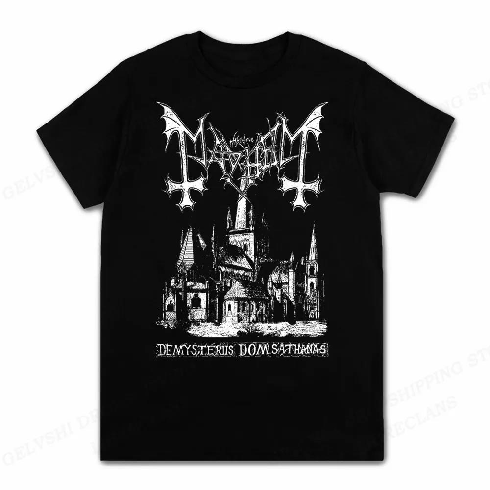 Crossfit Mayhem - Mayhem-Camiseta de Rock Band para hombre
