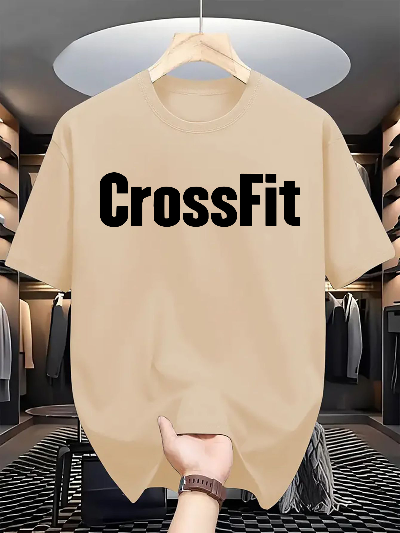 Camiseta de manga corta con cu - Crossfit Mayhem reseña y precio