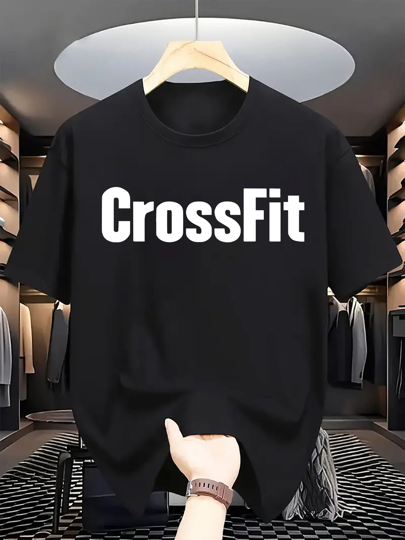 Camiseta de manga corta con cu - Crossfit Mayhem reseña y precio